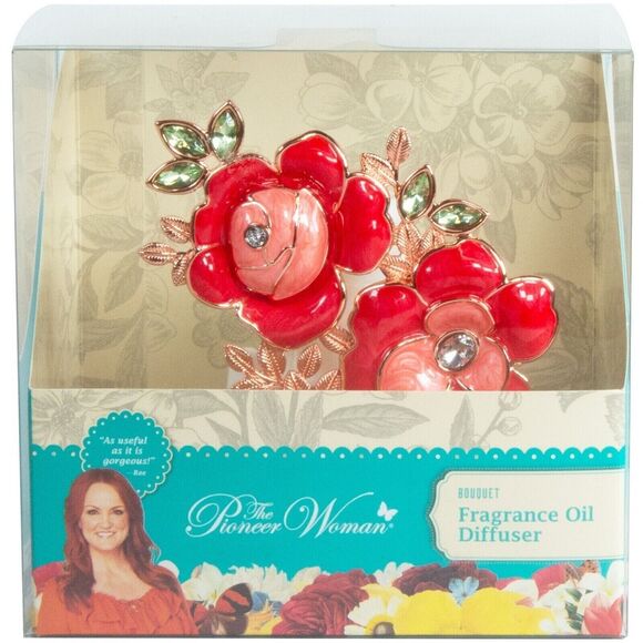 Pioneer Woman Bouquet Fragrance Oil Diffuser Aromatherapy LED Light Floral Gift - Picture 2 of 5